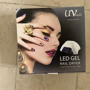 UV LED Nail Lamp, 120W Faster Gel Nail Dryer Professional Curing Lamp for Finger